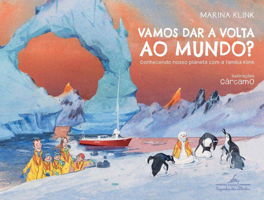 Capa do livro Vamos dar a volta ao mundo?, de Marina Klink