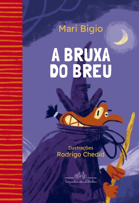 capa do livro A bruxa do Breu, de Mari Bigio, pela Coleção Canoa