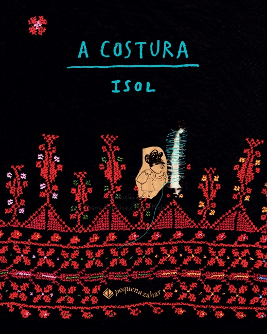 Capa do livro ilustrado "A costura", da autora argentina Isol