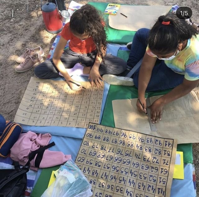 Crianças do Acaia Pantanal têm aula de português na pandemia