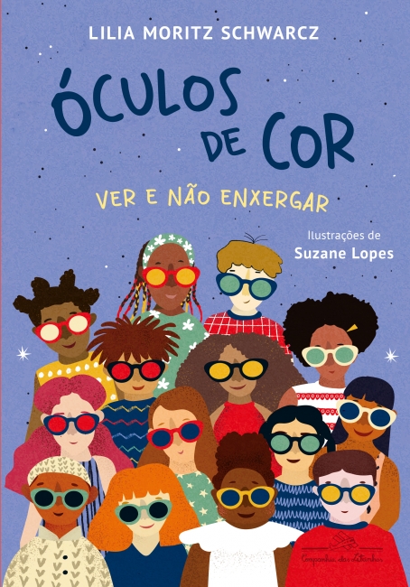 Livro Óculos de cor, de Lilia Schwarcz, ganhador do Prêmio Jabuti de melhor livro Juvenil 2023