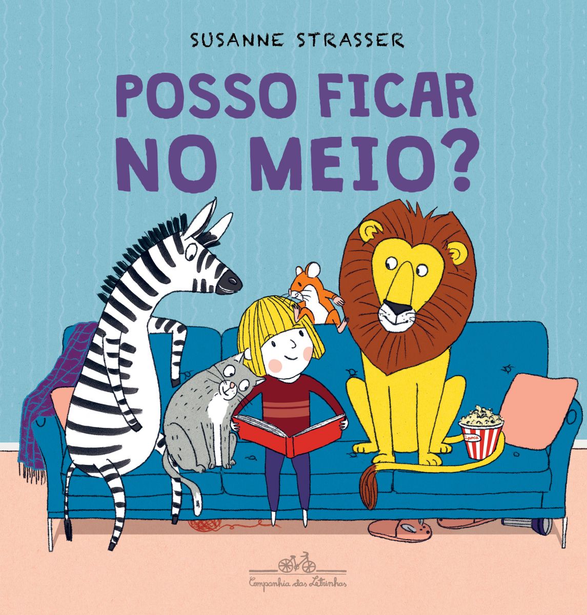 Capa do livro Posso ficar no meio?, de Susanne Strasser