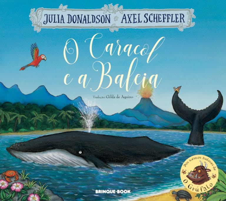 A amizade entre uma baleia e um caracol é o tema deste livro infantil dos autores de 'O Grúfalo'