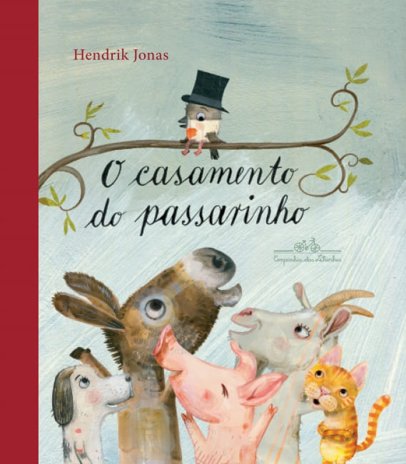 Capa do livro infantil O casamento do passarinho