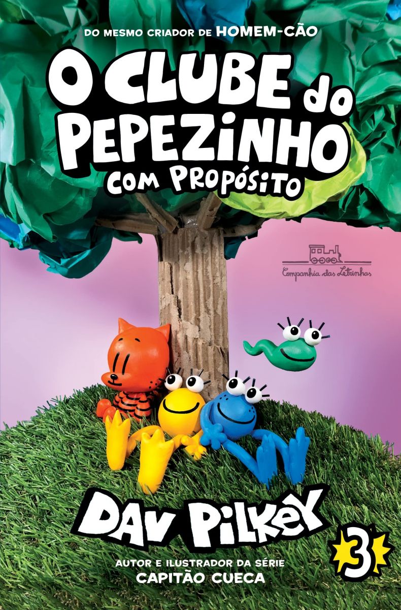 Capa do livro Clube do Pepezinho com propósito, de Dav Pilkey