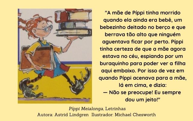 Capa do livro infantil Píppi Meialonga