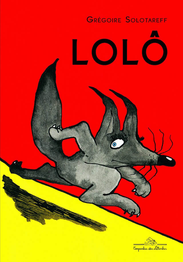 Capa do livro Lolô, sobre um lobo que é amigo de um coelho