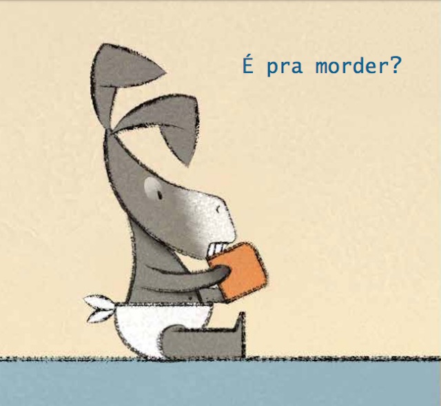 Livros para bebês - Imagem da obra É um livrinho, de Lane Smith