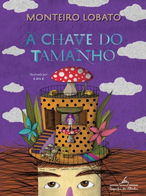 Capa do livro A chave do tamanho, de Monteiro Lobato 