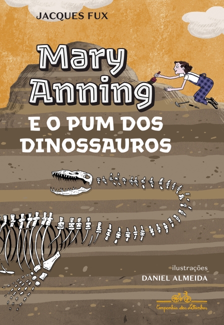 Capa de livro sobre Mary Anning, mulher que descobriu os dinossauros e desafiou estereótipos de gênero