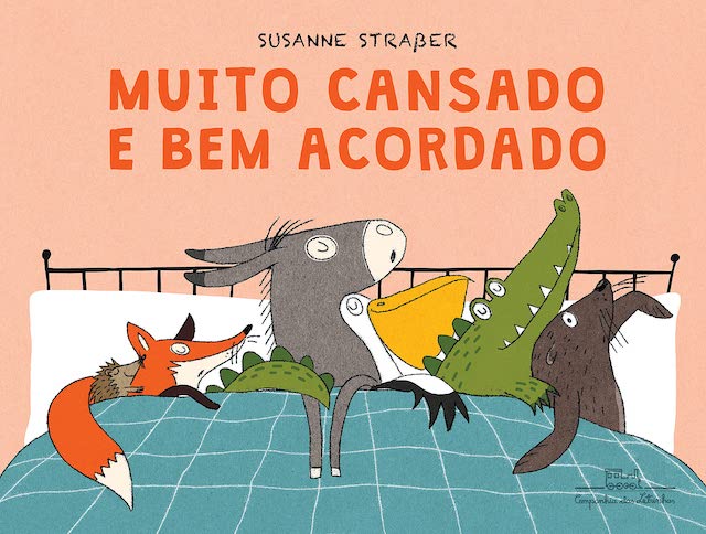 História para dormir: capa do livro Muito cansado e bem acordado