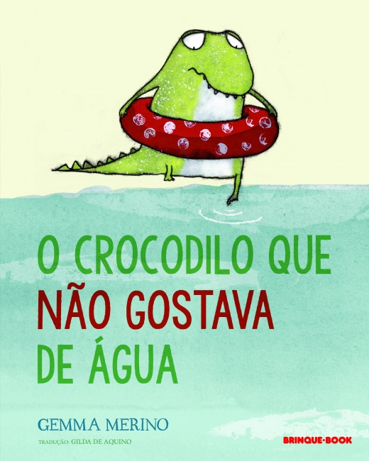 Capa do livro O crocodilo que não gostava de água