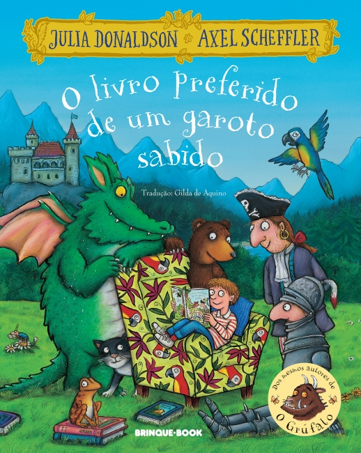 Capa de O livro preferido de um garoto sabido, de Julia Donaldson