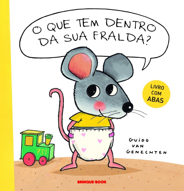 Capa do livro O que tem dentro da sua fralda, de Guido van Genechten