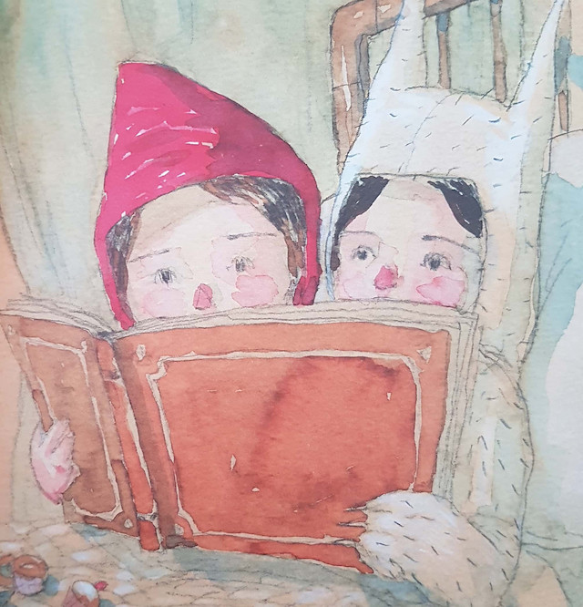 Ilustração do livro Os direitos do pequeno leitor, de Patricia Auerbach, sobre literatura infantil