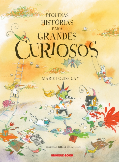 Capa de Pequenas Histórias para Grandes Curiosos, HQ publicada pela Brinque-Booktrinhas