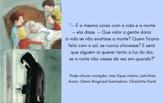 Ilustração do livro Pode chorar coração, mas fique inteiro