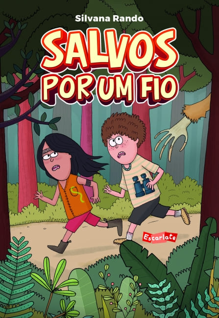 Capa do livro "Salvos por um fio", que conta sobre o Unhudo, personagem pouco conhecido do folclore brasileiro