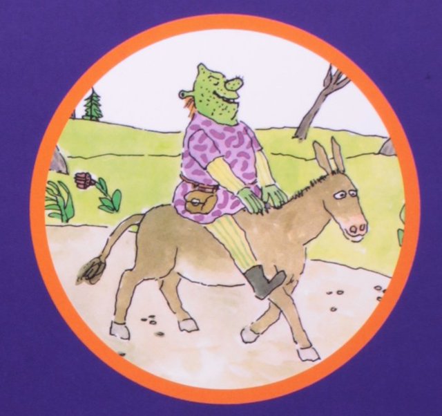 Ilustração do Shrek original, realizada por William Steig em seu livro