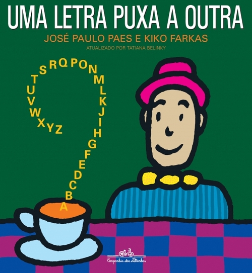 Capa do livro Uma letra puxa a outra, de José Paulo Paes