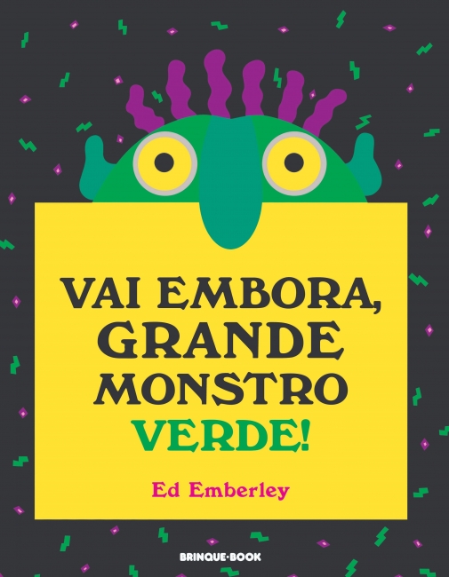 Livro interativo Vai embora, grande monstro verde